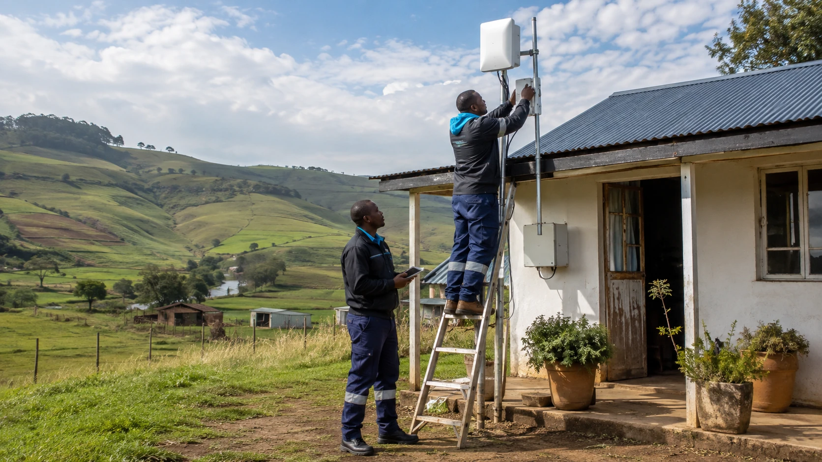 EdelNet communications towers and wireless network