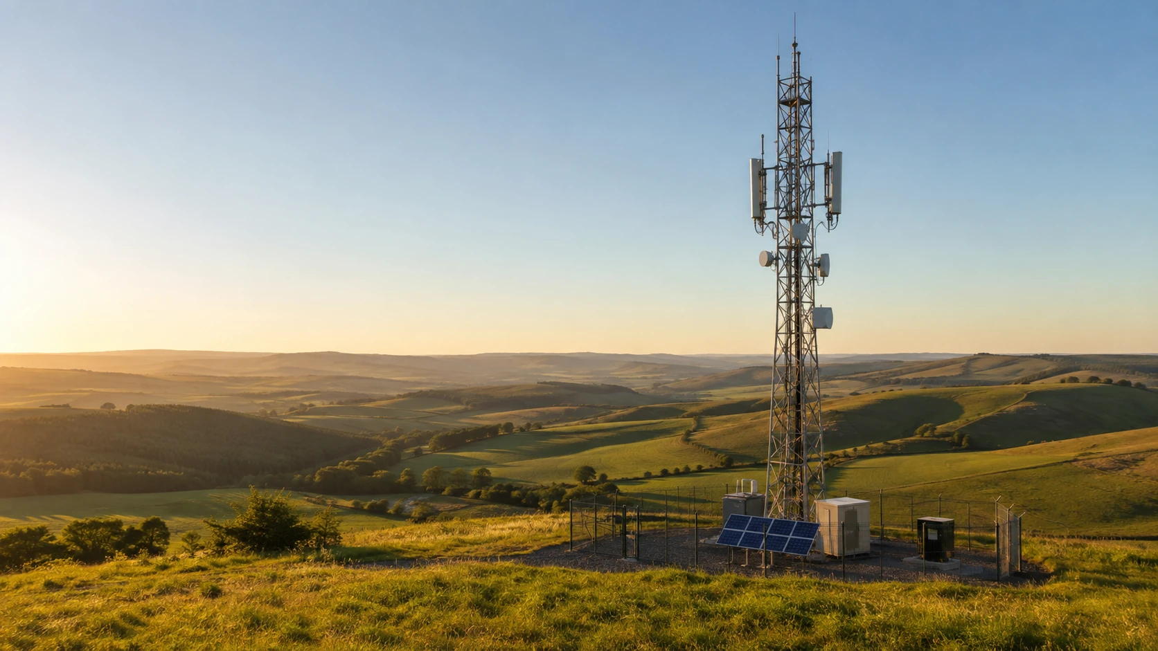 EdelNet wireless tower serving rural communities